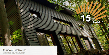  La maison Edelweiss ne devrait consommer que 15 kWh de chauffage par mètre carré habitable, soit 10 fois moins qu'une maison classique.
