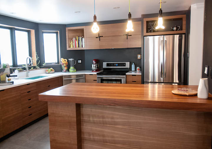 Cuisine inspirée et conviviale à Bromont. © Cuisines Multiplex