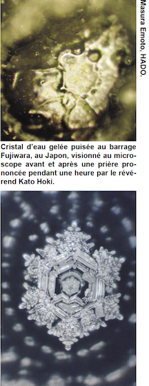 Les messages de l'eau selon Masuru Emoto
