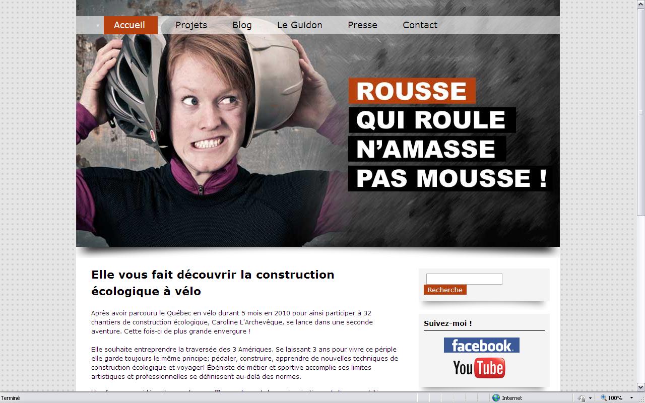Site Web en ligne pour La Rousse