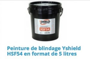 En dernier recours si l'on ne peut pas réduire la source d'exposition, cette peinture au graphite peut blinder une pièce car elle réfléchit les radiofréquences. © http://boutique.em3e.com/boutique/