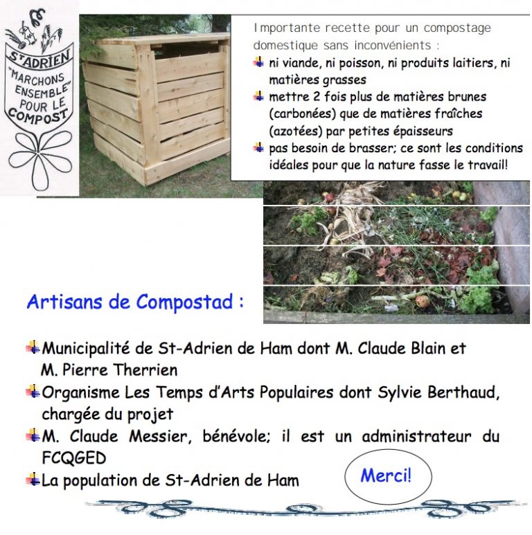 Composteur domestique DOUBLE – Craque-Bitume