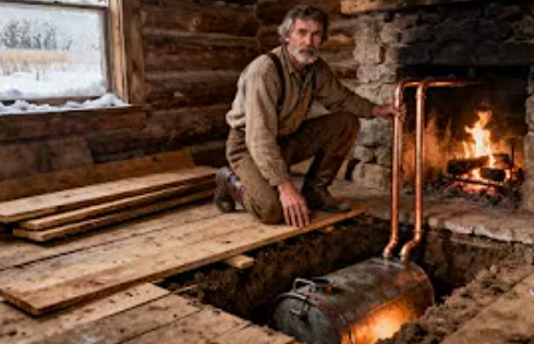 Un chauffe-eau enterré a réduit sa combustion de bois des deux-tiers (réservé)